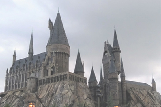 photograph of Hogwarts at Universal Studios